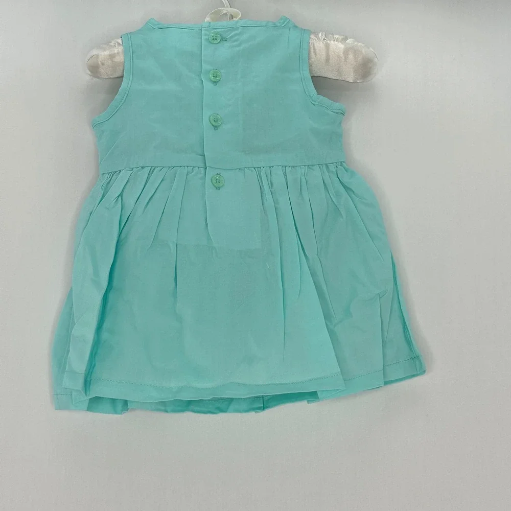 Carter's Dress Cardigan Set Baby‎ Girl 3M Pink Teal White Excellent Floral 6pc